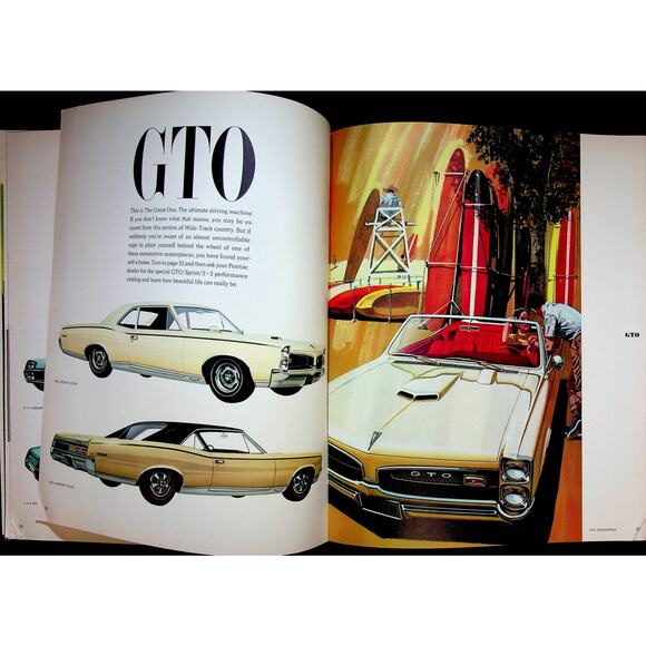 Orig 1967 Pontiac Line Up Brochure GTO 2-2 Le Mans Tempest Grand Prix Bonneville - Picture 12 of 16